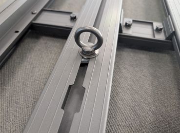 Ringschraube / Ringöse  M10 schwarz Edelstahl